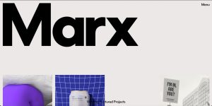 Marx Design Website screenshot
